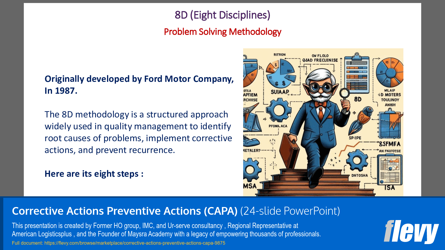 Corrective Actions Preventive Actions (CAPA) (24-slide PPT PowerPoint presentation slide deck (PPTX)) Preview Image