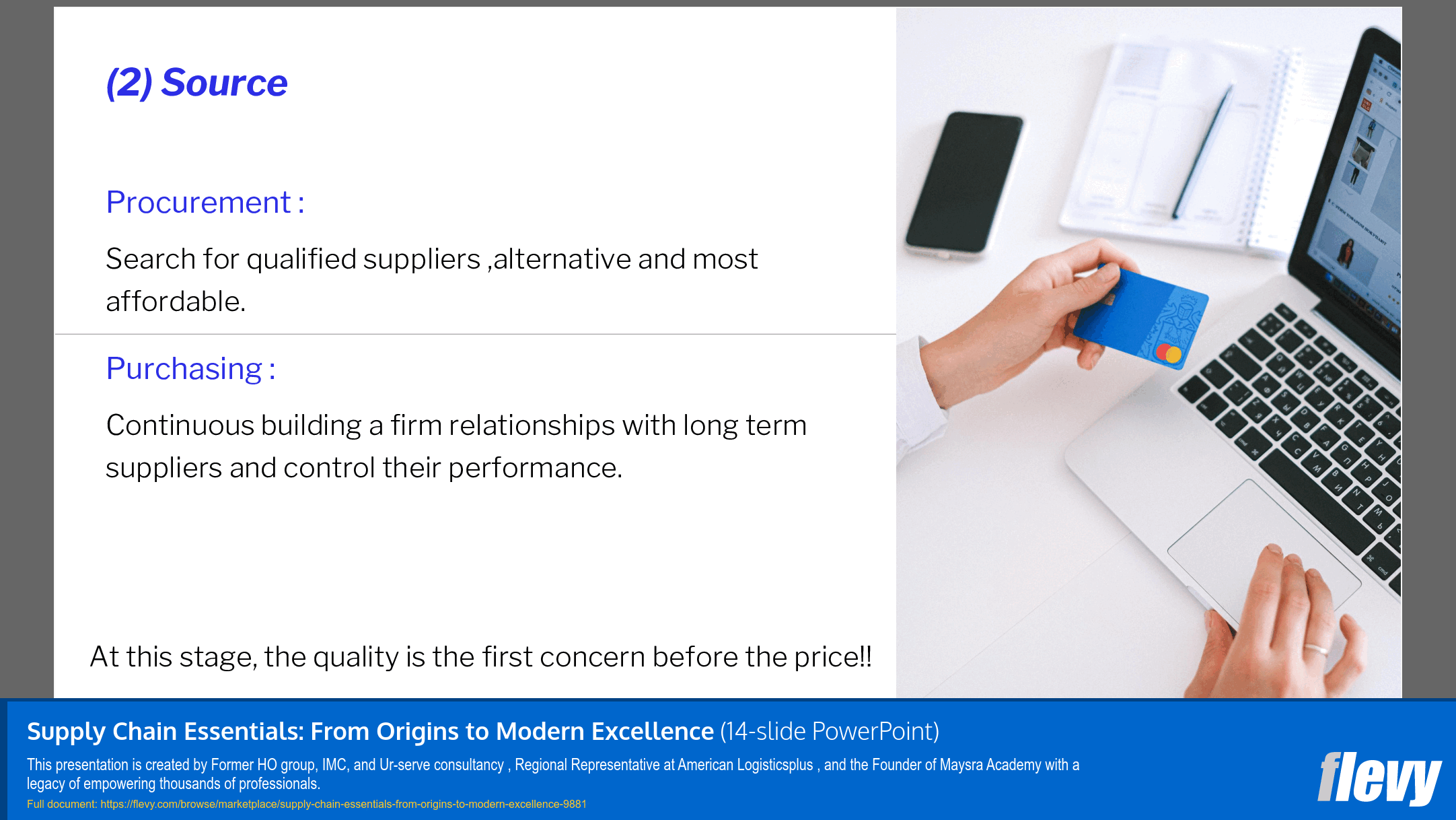 Supply Chain Essentials: From Origins to Modern Excellence (14-slide PPT PowerPoint presentation slide deck (PPTX)) Preview Image