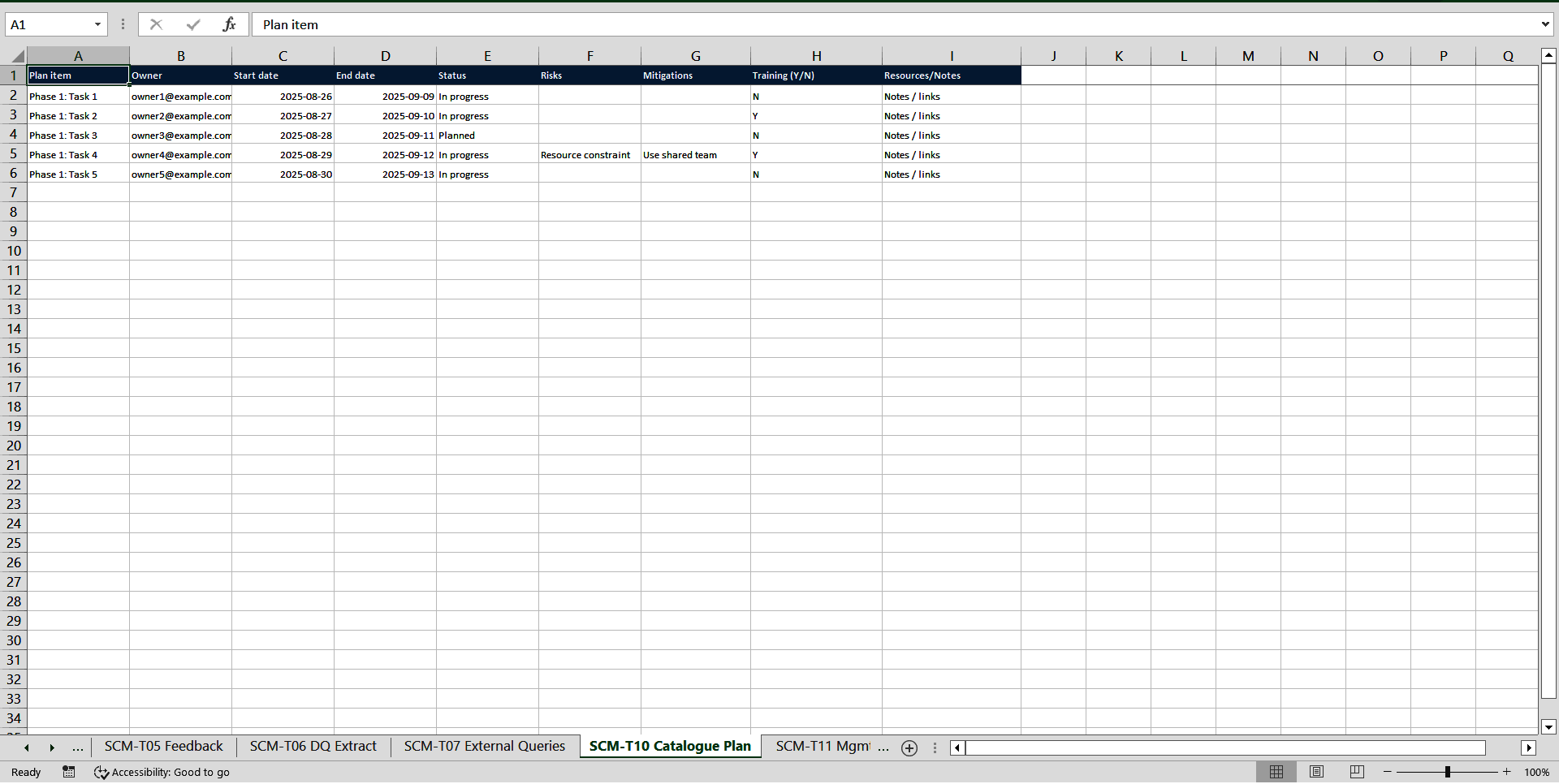Service Catalogue Management Toolkit (ISO/IEC 20000, ITIL) (Excel template (XLSX)) Preview Image
