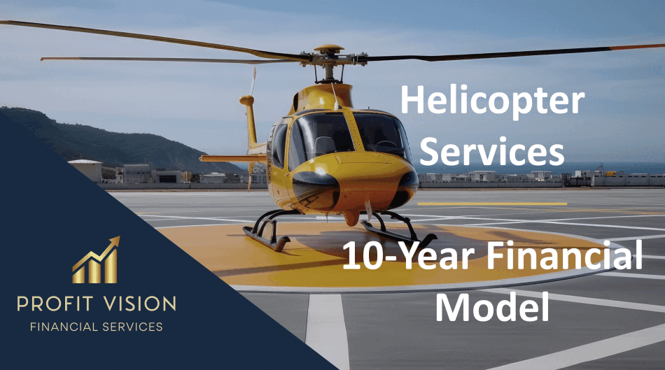 Helicopter Services Company – 10 Year Financial Model (Excel template (XLSX)) Preview Image