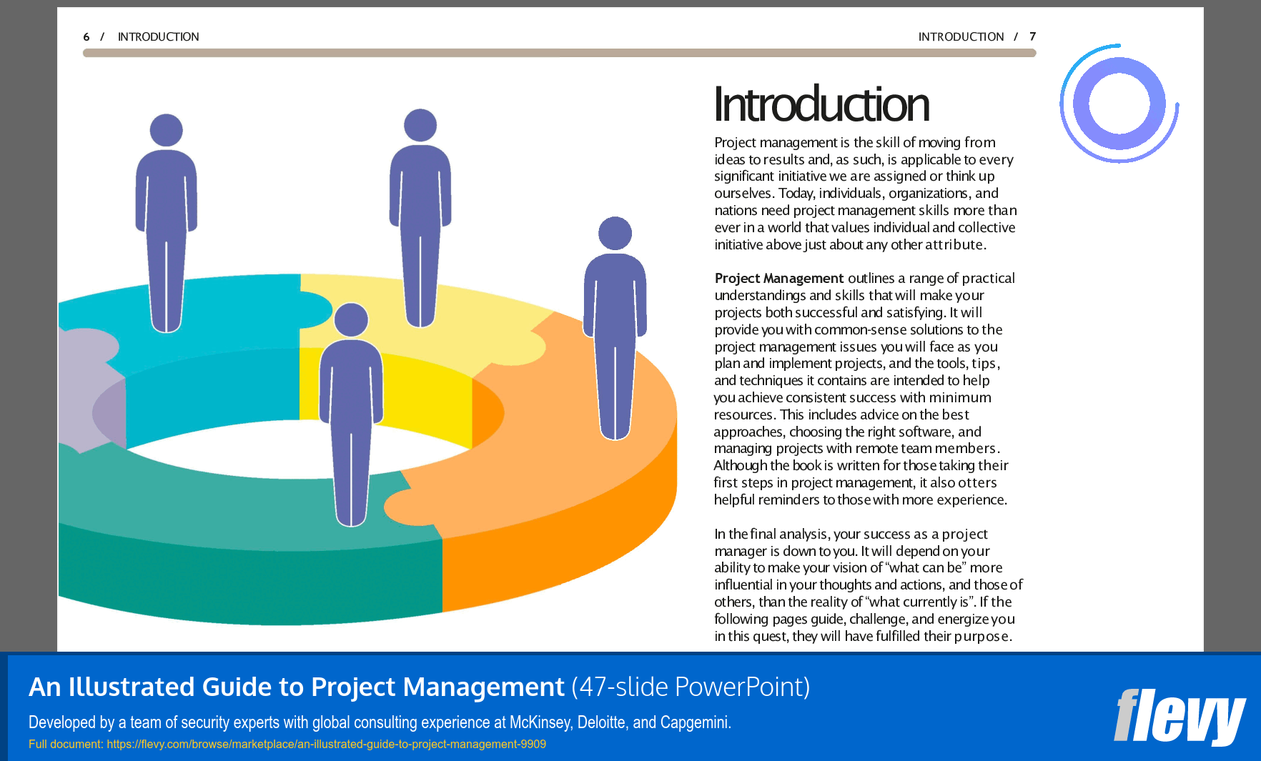 Illustrated Guide to Project Management (47-slide PPT PowerPoint presentation slide deck (PPTX)) Preview Image