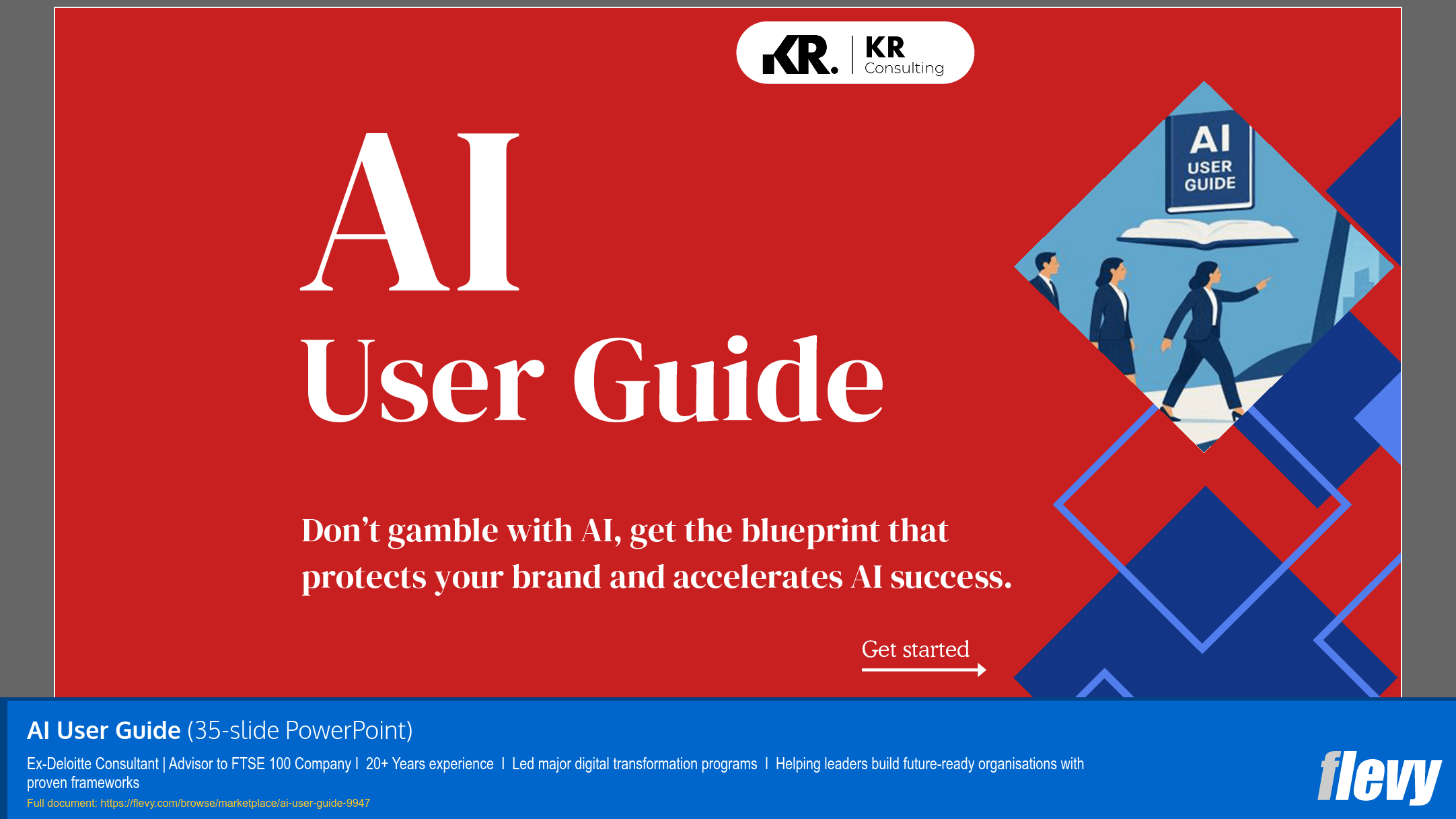 AI User Guide (35-slide PPT PowerPoint presentation slide deck (PPTX)) Preview Image