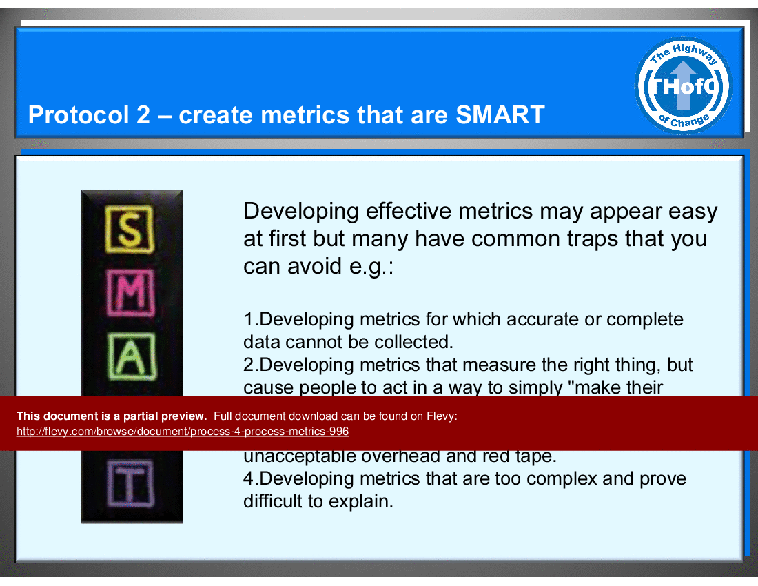 This is a partial preview of Process (4) - Process Metrics (14-slide PowerPoint presentation (PPT)). Full document is 14 slides. 