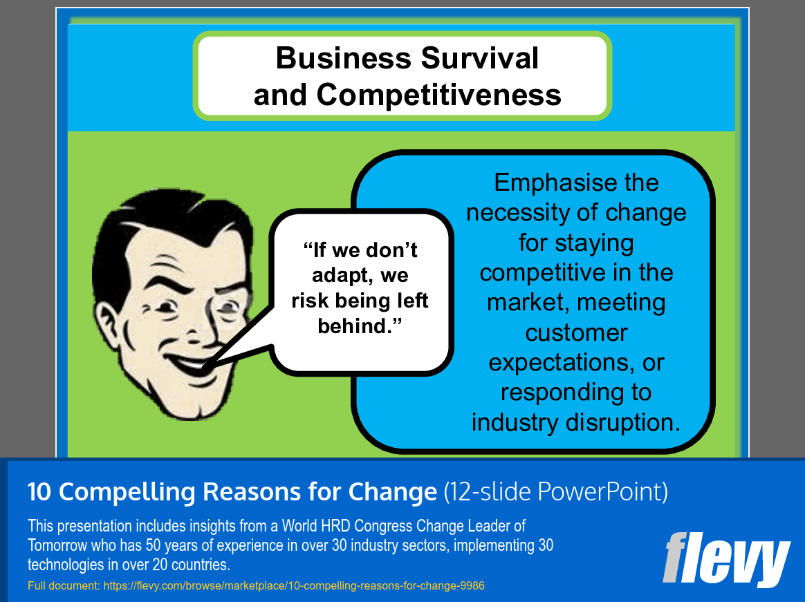 10 Compelling Reasons for Change (12-slide PPT PowerPoint presentation slide deck (PPT)) Preview Image