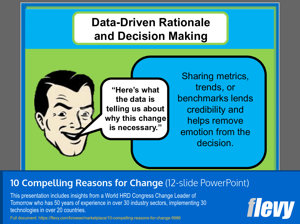 10 Compelling Reasons for Change (12-slide PPT PowerPoint presentation slide deck (PPT)) Preview Image