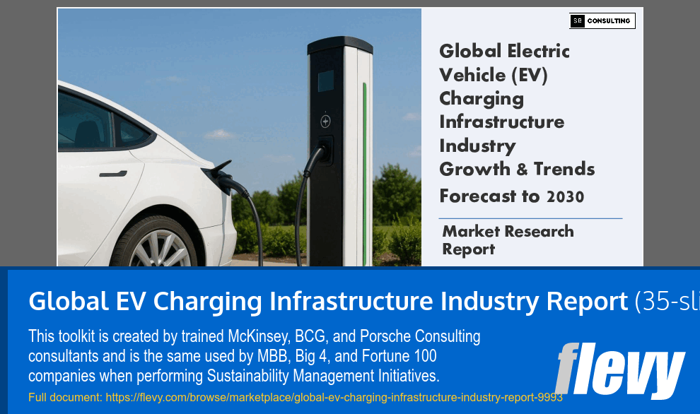 Global EV Charging Infrastructure Industry Report (35-slide PPT PowerPoint presentation slide deck (PPTX)) Preview Image